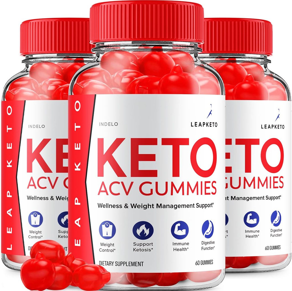 (3 Pack) Leap Keto ACV Gummies - Advanced Formula Leap Keto Plus Weight Management ACV Gummies Apple Cider Ocet Keto Leap ACV Gummies Suplement diety Recenzje mężczyzn (180 Gummies)