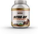 Muscleology NitroUp Hydrolizowane białko serwatki Izolat, Infused with BCAA, EAA, and Digestive Enzymes (Czekolada, 5 funtów)