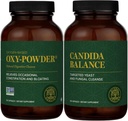 Global Healing Center - Oxy- Powder & Candida Cleanse Kit - Colon Cleanser i detoksykacji do naturalnego Candida Cleanse
