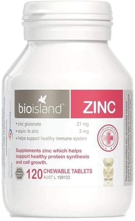 Bio Island Cynk 120 Tabletki do żucia