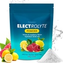 Hydration Electrolyte Powder, Keto & No Sugar - Wysokie potas (1000mg) z cytryną Malina aromatyzowane - Zero Calorie Cukier wolny Electrolyte Powder, Non-GMO 32 Służenie