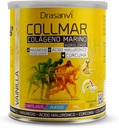Drasanvi COLLMAR Zhydrolizowany Kolagen z magnezem i Turmeric 300g Proszek Vanilla Flavor - dla Muscle Growth anda gluten Free