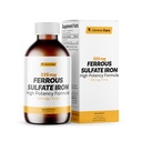 Siarczan żelaza 325mg Płynny Żelazo 65mg Żelazo elementarne przez Llorens Care - 6 oz - Karmel Flavor (6 oz, Karmel)