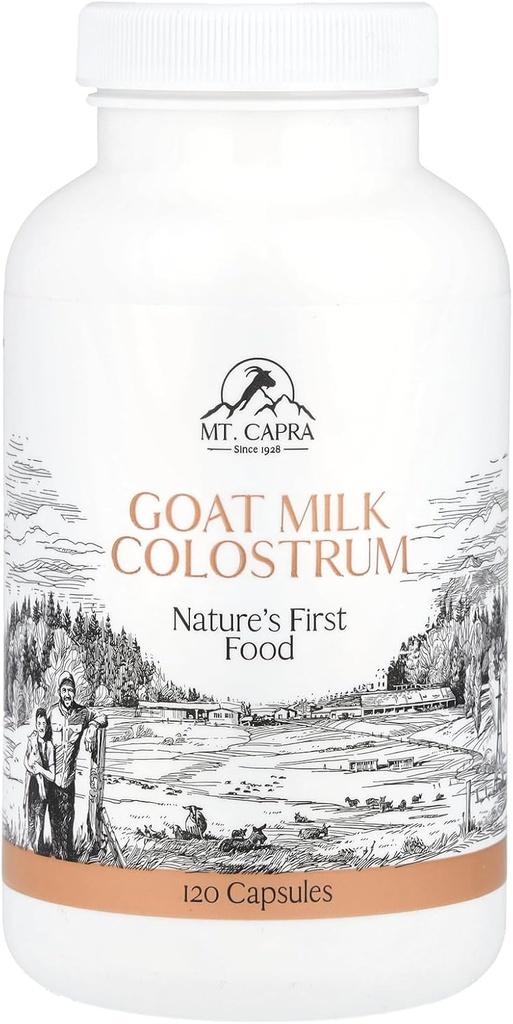 Capra Colostrum - 120 Kapsułek przez Mt. Capra