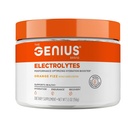 Genius Electrolytes proszek napój Mix, Pomarańczowy Fizz, 30 Słupki - Naturalny Hydration Booster & Endurance Suplement z potasu, magnezu i cynku - Bez cukru i bez sztucznych słodzików lub barwników