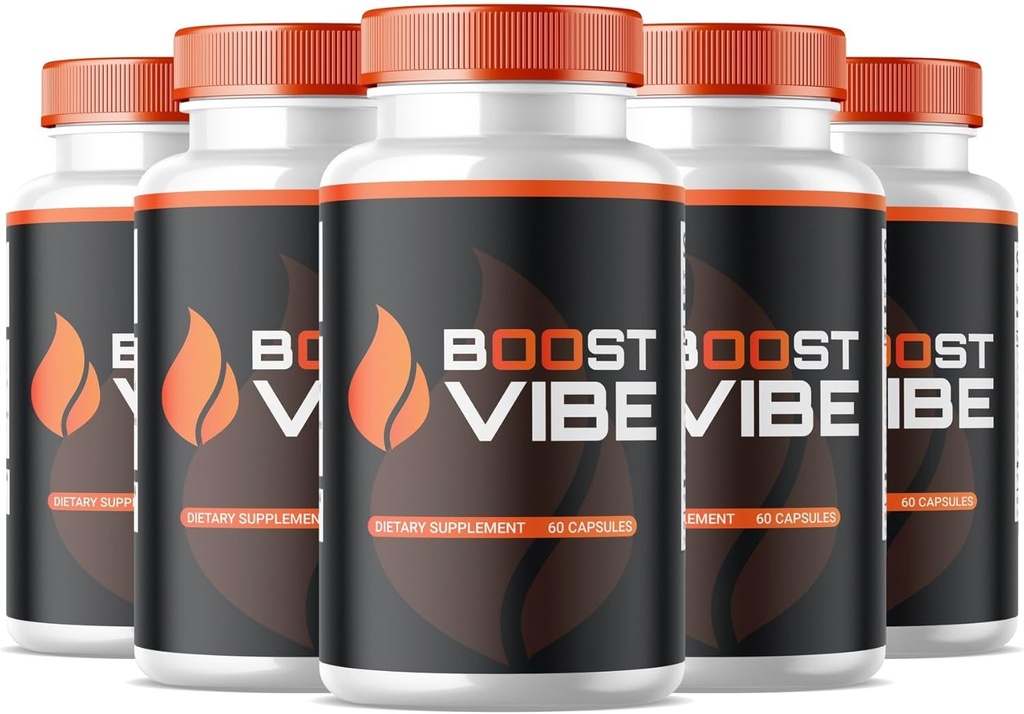 SPRESSO (5 Pack) Boost Vibe kapsułki, Oficjalny Boost Vibe suplement, Wszystkie naturalne Vibe Boost pigułki, Premium Boost Vibe dla wsparcia zdrowia i zdrowia mężczyzn, Premium Boost Vibe (300 kapsułki)
