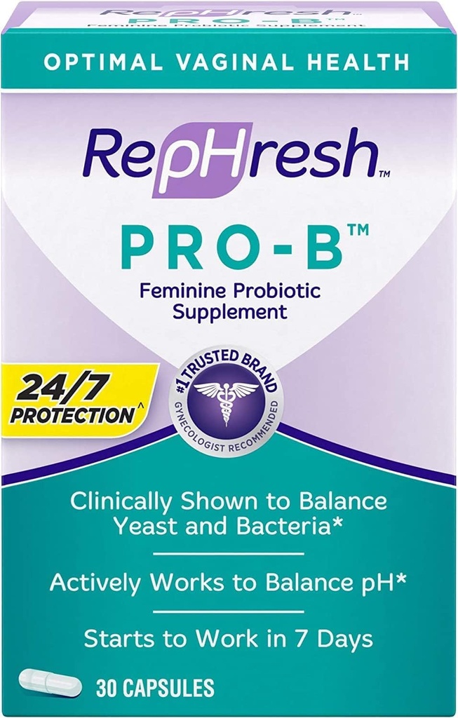 Probiotyczny suplement żeński Rephresh Pro- B, 30 kapsułek (opakowanie po 3)