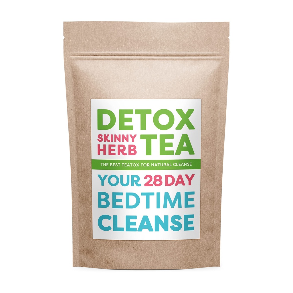 28 dni Czyszczenie pościeli: Detox Skinny Herb - skuteczne Detox Tea, Oczyszczanie wsparcia, 100% naturalne