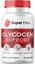 (1 opakowanie) Super Flow Glycogen, SuperFlow Glycogen Support Capsules, Glyco Optimizer Formula, Natural Blood Vessel Cleaner, Premium Super Flow Glycogen Support (60 kapsułki)