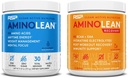 RSP NUTRITION AminoLean Pre Workout Energy (Niebieski Malina 30 Służenia) z AminoLean Recovery Post Workout Boost (Blood Orange 30 Służenia)
