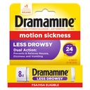 Dramamina Motion choroby Mniej Drowsy, Vial podróży, Multicolor, 8 Hrabia
