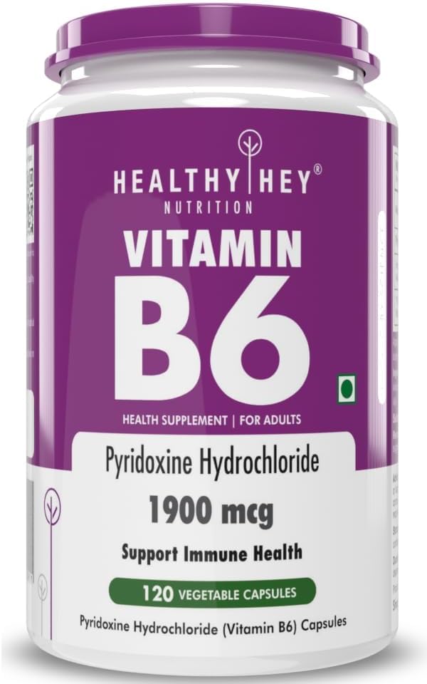Witamina B6 Pirydoksyna - 120 Veg. Kapsułki