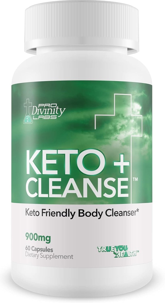 Pro Divisity Labs Keto + Cleanse - Premium Keto Friendly Body Cleanser z składników roślinnych w celu promowania zdrowia całego ciała - Wsparcie Zmniejszone Bloating & Gut Zdrowie z dodatkowych probiotyków