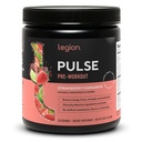 LEGION Pulse pre Workout - All Natural Nitric Oxide Precuting Drink to Boost Energy, Creatine Free, Natural Sweetened, Beta Alanine, Citruline, Alpha GPC (Strawberry Margarita)