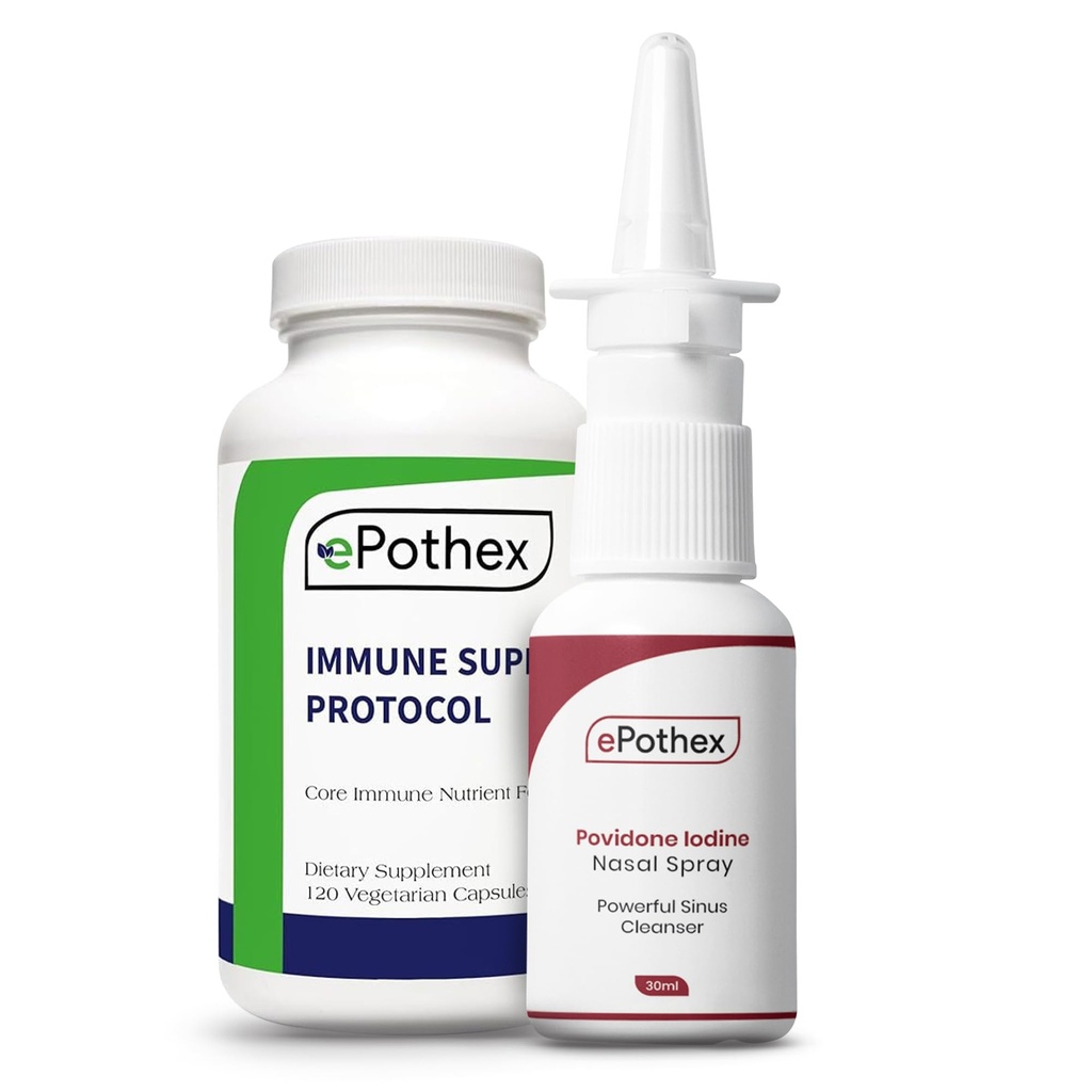 Rak do odzyskiwania odpowiedzi immunologicznej - Protokół wsparcia immunologicznego - 1% Povidon Jod Nasal Spray