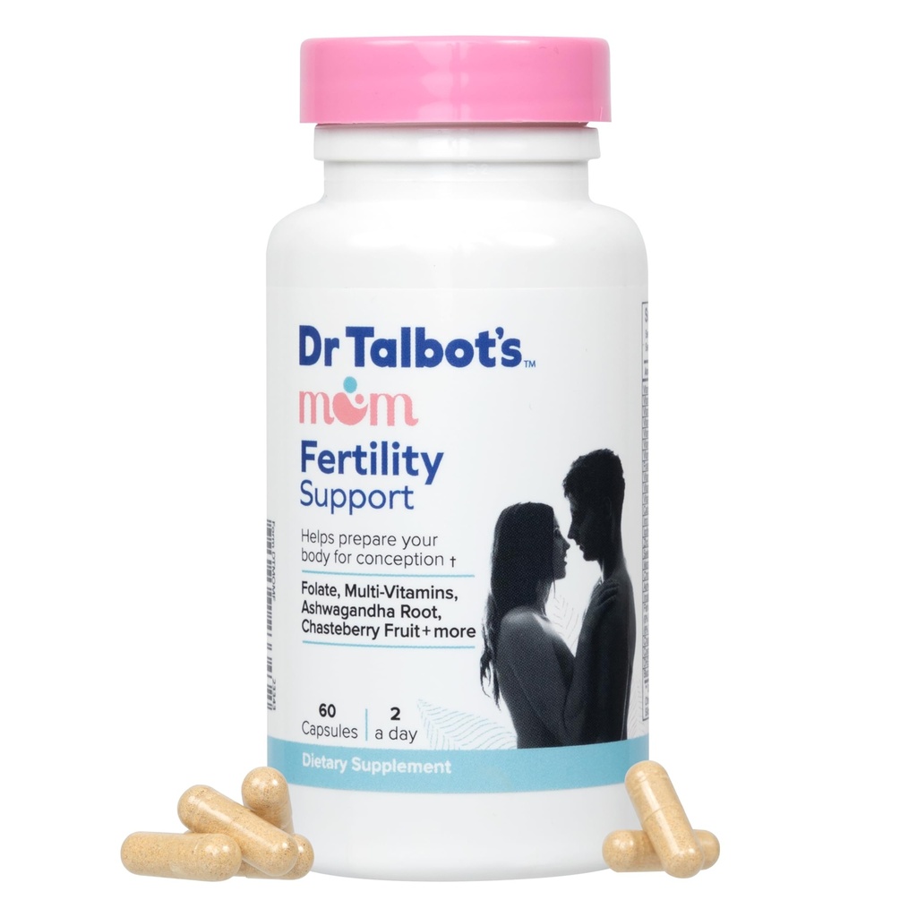 Mama dr Talbota Wsparcie płodności Multi- Witaminy - Pomaga Ovulation i Prepares Body for Conception - 60 Kapsułki