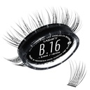 Lashify Bold 16mm Gossamer Eyelash Rozszerzenia Refill, czarny, DIY fałszywe rzęsy dla naturalnego wyglądu