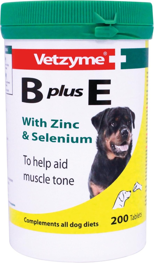 Vetzyme Dog B + E 200 Tabletki
