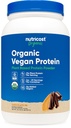 Nutricost Organic Vegan Protein Czekoladowy Masło orzechowe (2 LB) - Bez glutenu, Bez GMO-
