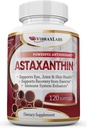 Astaksantyna 10mg Suplement / Najlepszy Czysty przeciwutleniacz z mikroalg, Pomaga pielęgnacji skóry i oczu, Arthritic Joints, Zdrowe starzenia, Energy Boosting, 120 Softgels Non-GMO - Premium suplementy astaksantyny