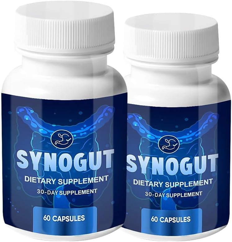 (2 Pack) Synogut - Synogut Pills for Digestive Support Gut Health (120 kapsułki - 2 miesięczne dostawy)