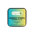 Energy Strips - Wygodne codzienne zwiększenie energii, Wspomaga witalność i ostrość, Odświeżające aromat żurawinowy, Easy- to- Use, Suplement diety, 30 Paski doustne