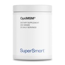 Supersmart OptiMSM (Formuła Opatentowana i Wysoka Czystość) - Methyl- Sulfonyl- Methane MSM Suplement do proszku ESTR124; Wegan & Gluten Free - 200 g