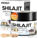 Shilajit Resin, Shilajit for Men & Women, Shilajit Organic - 600mg Potency Gold Grade, z 85 + Minerały śladowe, Fulvic & Humic Acid, dla Staminy, Immunitet i Siła, 83 Sługi (50g)