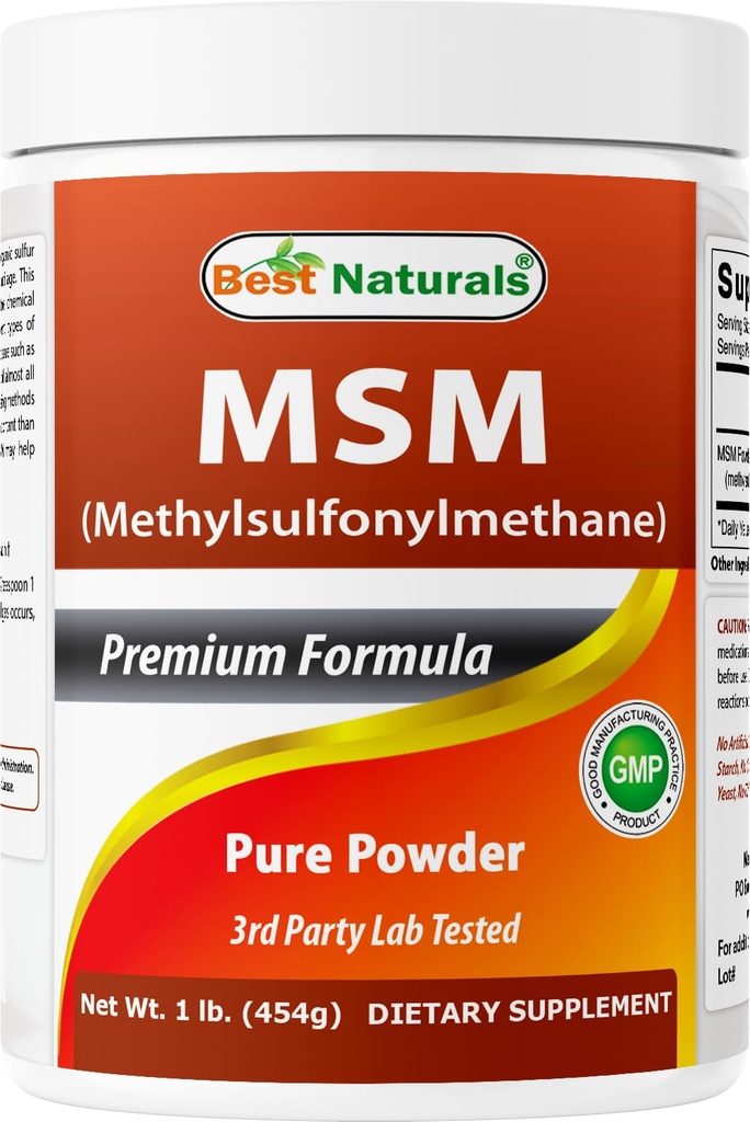 Najlepsze naturalne 100% Czysty proszek MSM, 1Lb