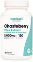 Nutricost Chasteberry Supplement for Women 120 Capsules, 5000mg Equivalent Per Serving (z 500mg 10: 1 Extract), Dong Quai & Ginger Root Extract, Vegetarian, Gluten Free & Non-GMO
