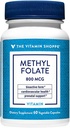Metylfolan witaminy Shoppe dla zdrowia kobiet - wsparcie prenatalne i rozwój dziecka - 800 MCG (60 kapsułek roślinnych)