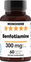 Benfotiamina 300 mg - 60 kapsułek Veg