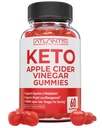 Atlantis Nutrition Keto ACV Gummies for Weight Loss - Jabłko cydr Gummies uformowane do wsparcia zaawansowanych utraty wagi, trawienie, Detox & Cleansing, Made with 1000MG ACV Per Serving - 60 Count