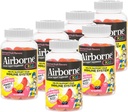 Airborne 500mg Vitamin C + Zinc Immune Support Supplement Gummies for Kids, Assorted Fruit Flavor, Gluten Free Crafted Blend with Powerful Antioxidants Vitamins C & E, 42 Gummies (6 Pack)