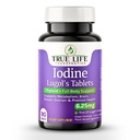 Tabletki zawierające jod Lugol 6, 25 mg - Precyzyjna dawka Tyroid & Wsparcie Energetyczne - No Harsh Liquid, Stabilny suplement jodku potasu - 90 Ct, Non-GMO, Brak środków konserwujących