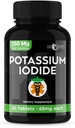 Tabletki Iodowe potasu - 1- Pack 130mg Służenie Razem 60 Tabletki - Dr Emys Tabletki Iodowe potasu