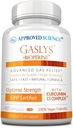 Zatwierdzone Science ® Gaslys ™ - Soothe Digestive Tract, Leverates Gas and Stomach Cramps - Proszek karczocha, Ginger, Nasiona kopru - 60 Hrabia - Opakowanie 1