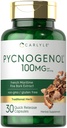 Carlyle Pycnogenol 100mg Xiv 124; 30 kapsułki Xiv 124; French Maritime Pine Bark Extract Xiv 124; Pinus Pinaster Xiv 124; Non- GMO and Gluten Free Supplement
