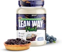 Musclesport Lean Way Plant Protein - Pea Protein and Brown Rice Protein Blend, z dodatkiem CLA, MCT i L- Carnitine - 20 Sług (Blueberry Cobbler)