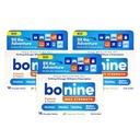 Bonine MAX Chewable for Motion Choroby Relief - z Meclizine HCL 50mg - Max Forma Siła do leczenia Nudności lub Motion Choroby - Cruise Essentials - Peppermint - 16 Tabletki do żucia, 3 opakowania