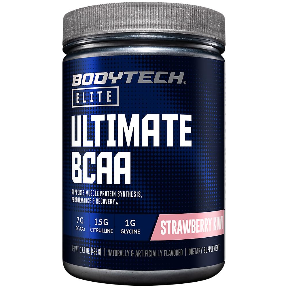 Ultimate BCAA a "Wspiera syntezę białek mięśniowych, Wydajność i Odzyskiwanie" Truskawki Kiwi (17.6 oz. / 30 Służenia)