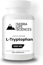 1500mg duża dawka L- Tryptofan Max w kapsułkach Easy- to- Połknięcie 124; bez glutenu, nie- GMO 124; 40 Służenie (pojedyncze)