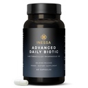 Inessa Daily Biotic - Probiotyka dla Kobiet Digestive Health z opóźnioną technologią uwalniania - Advanced Probiotic z 10 Miliard CFU - Lactobacillus Rhamnosus Strein 60 Kapsułki wegańskie dla mężczyzn i kobiet