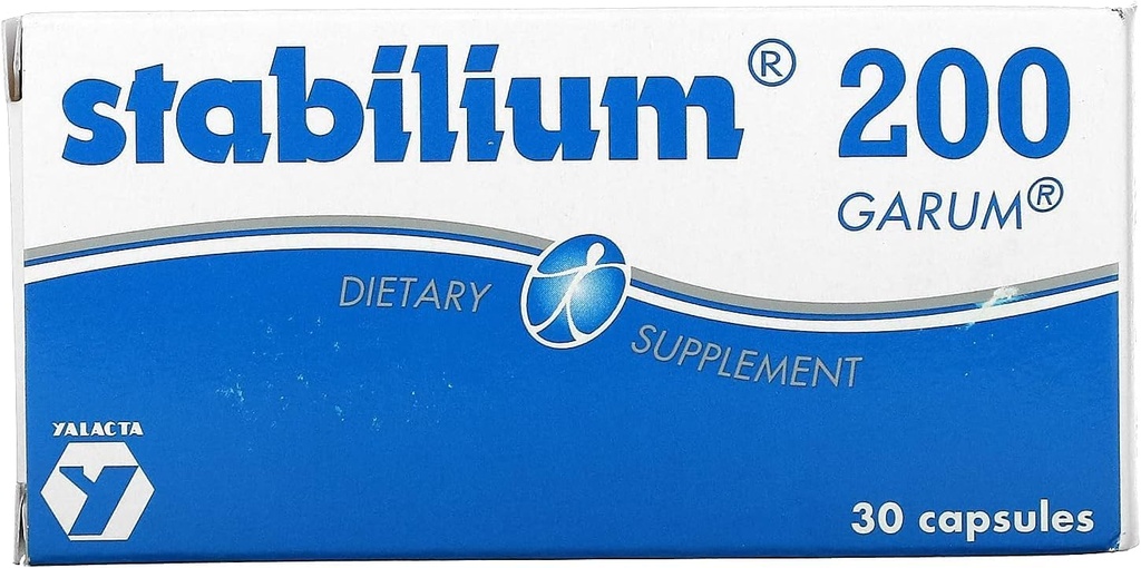 Nutricology Stabilium 200 - Naturalna pomoc usypiająca dla dorosłych, Stress Relief Supplements, Wsparcie snu, Olej rybny, Witamina A, Witamina B6, Pigułki usypiające - 30