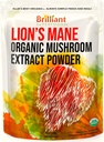 Ellie 's Best Lions Mane Mushroom Extract Powder Supplement Organic 228 Servings - Double Extracted for Highgest Potency - Roztwory w Kawie, Herbata, Sok itp. 8oz