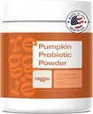 Reggie Pumpkin Probiotic Powder for Dogs | 7-Strain Probiotics + Pumpkin for Gut Health, Digestion & Stool Consistency | Natural Dog Digestive Supplement | Vet-Approved & Made in USA | 40 Scoops