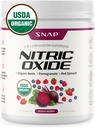 Suplementy Snap USDA Organic Beet Root Powder, 3- in-1 Suplement tlenku azotu, Wsparcie zdrowe ciśnienie krwi i krążenie krwi, 250g (Mieszane Berry)