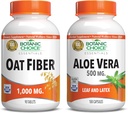 Botaniczny wybór - Owies & Aloe Vera: Dietetyczny Fiber & Digestive Health Supplement Bundle