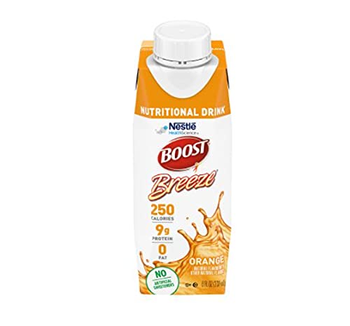 Boost Breeze 18620000 Suplement doustny pomarańczowy 8 oz. Pudełko gotowe do użycia, Przypadek 24
