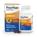 PreserVision AREDS Vitamin Eye, # 1 Eye Doctor Recommended Brand, Multivitamin with Lutein, Vitamin C & E, Cynk, and Copper Supplements, 120 Softgels